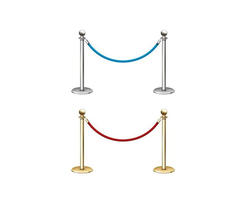 Railing Stand Red Rope Event Rentals Bahrain